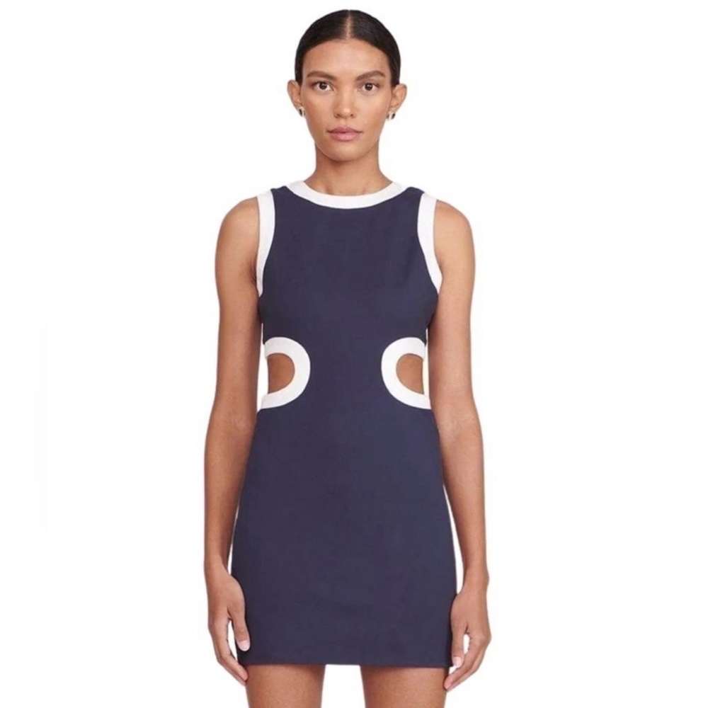 Staud cut out dress